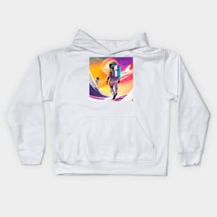 Ethereal Wonder - Discovering the Mysteries of the Galactic Expanse Kids Hoodie